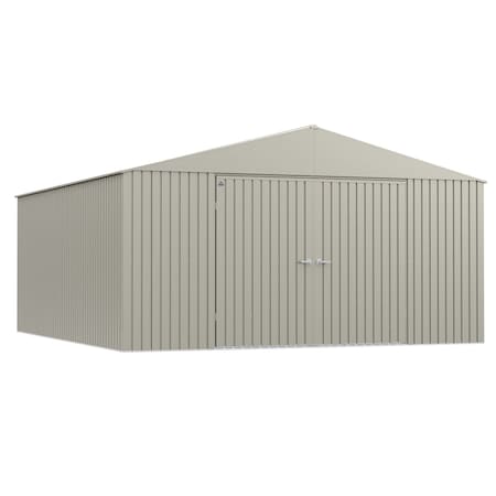 Arrow Storage Products Elite Galvalume Steel Premium Shed Storage Shed, 14 ft x 16 ft, Silver EG1416CG